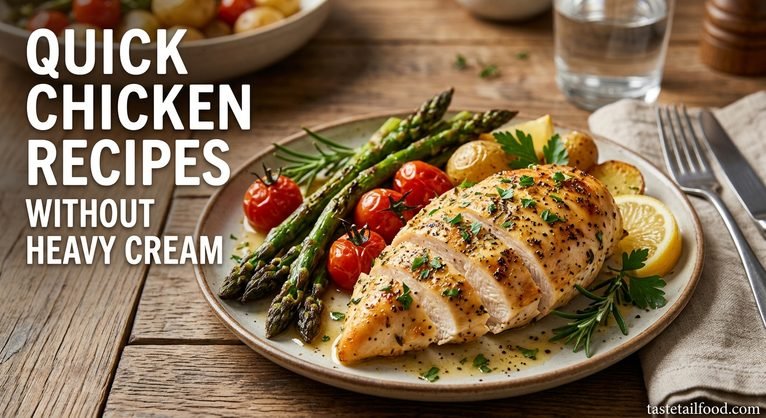 Quick Chicken Recipes Without Heavy Cream