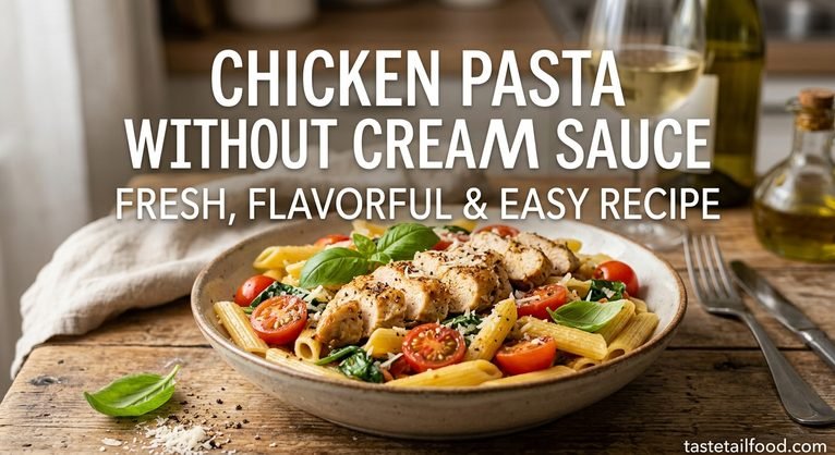 Chicken Pasta Without Cream Sauce