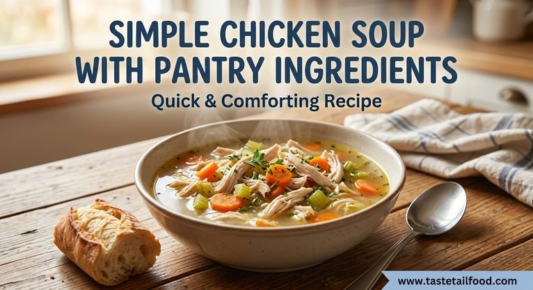 Simple Chicken Soup With Pantry Ingredients