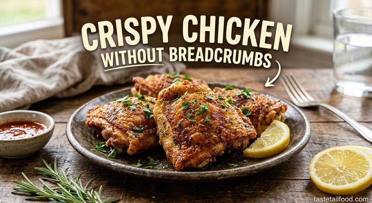 Crispy Chicken Without Breadcrumbs