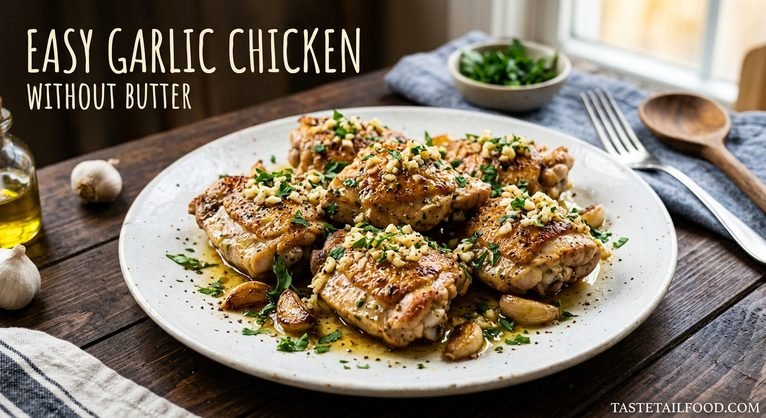 Easy Garlic Chicken Without Butter