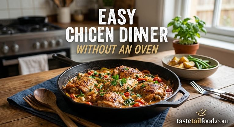 Easy Chicken Dinner Without an Oven