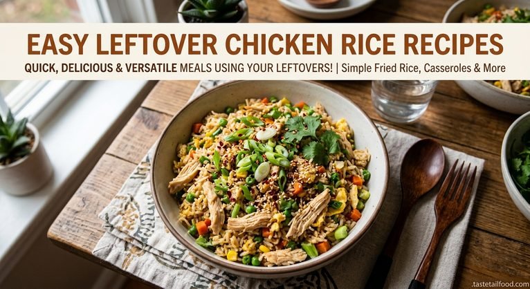 Easy Leftover Chicken Rice Recipes
